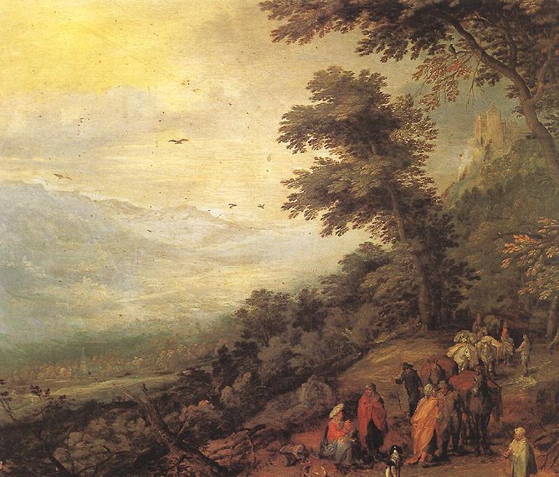 BRUEGHEL, Jan the Elder Gathering of Gypsies in the Wood fddf china oil painting image